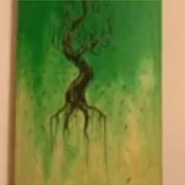 painting of tree
