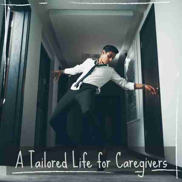 man standing in hallway dancing to stay mentally sharp