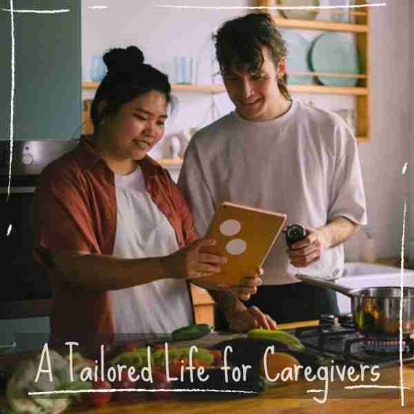 Man and woman in the kitchen showing how to get smarter by cooking