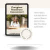 a tablet showing the cover page of the caregiver readiness assessment