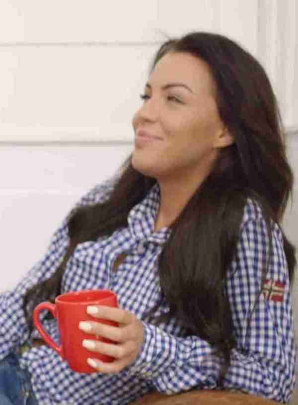 woman sipping tea and relaxing with her me time