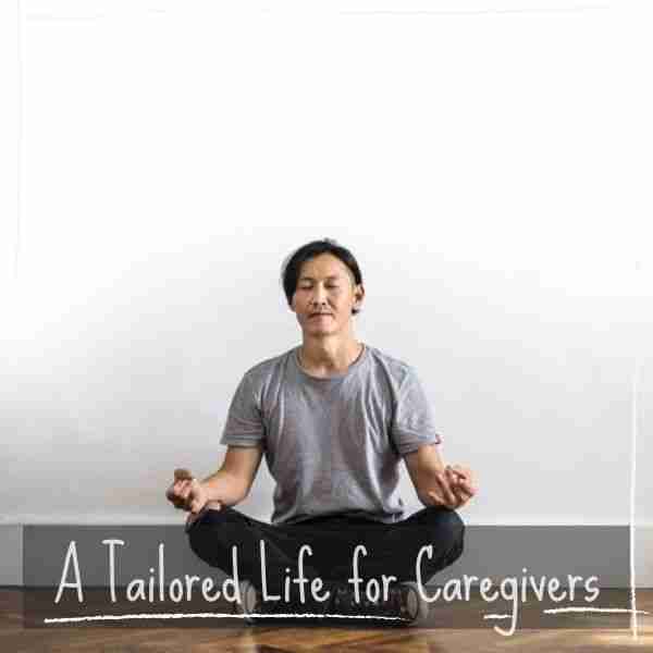 man meditating in gratitude practice for positivity