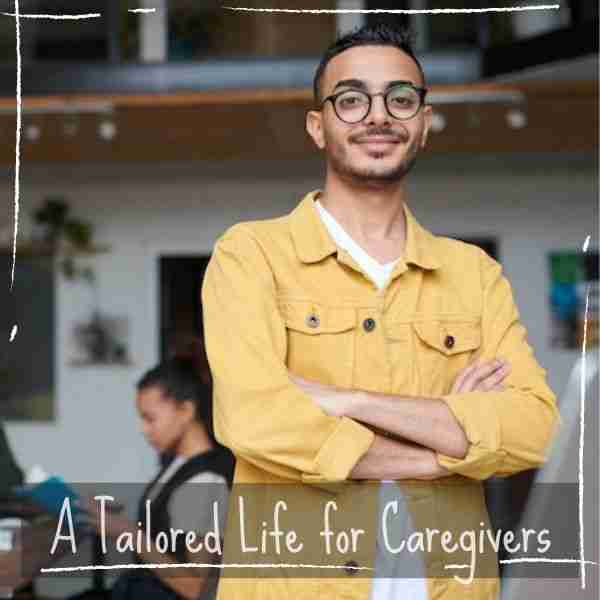 man standing in front of a table of coworkers symbolizing how to get more career money and respect