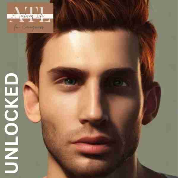 man staring straight ahead with a powerful gaze showing his unlocked potential