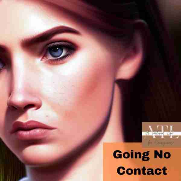 stern woman representing go no contact